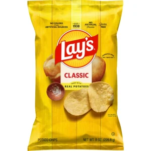 Lay's Classic Potato Chips 8 oz Plastic Bag