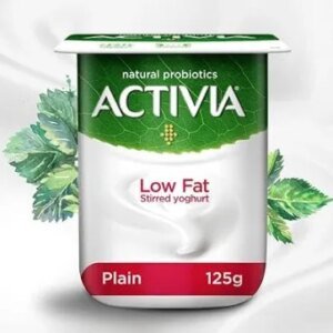 ACTIVIA PLAIN YOGURT LOW FAT 125G