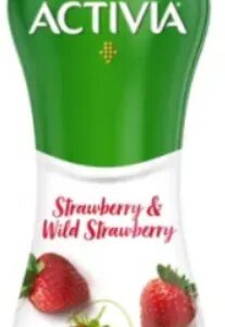 ACTIVIA YOGURT FULL FAT GO DRINK STRAWBERY & WILD STRAWBERRY 280G