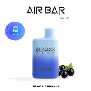 AIR BAR NANO DISPOSABLE - BLACK CURRANT 45MG (800 PUFFS)