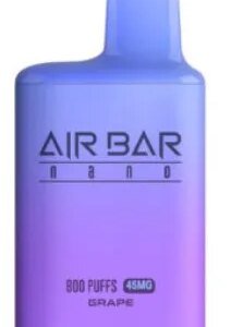 AIR BAR NANO DISPOSABLE - GRAPE 45MG (800 PUFFS)