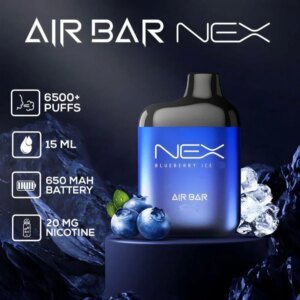 AIR BAR NEX DISPOSABLE - BLUEBERRY 20MG (6500 PUFFS)
