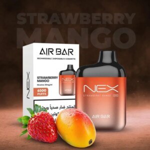 AIR BAR NEX DISPOSABLE - STRAWBERRY MANGO 20MG (6500 PUFFS)
