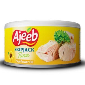 AJEEB SKIP JACK TUNA SUNFLOWER OIL - 16X3X160GM