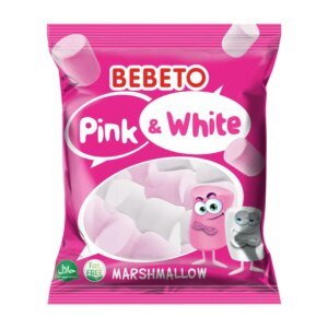 BEBETO PINK & WHITE MARSHMALLOW (60G)