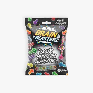 BRAIN BLASTERS SOUR MYSTERY GUMMIES (60GM)