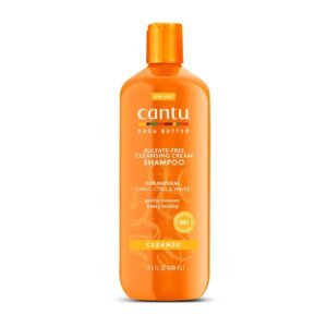 CANTU SULFATE-FREE CLEANSING CREAM SHAMPOO WITH SHEA BUTTER FOR NATURAL HAIR, 13.5 OZ