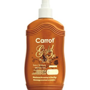Carrot Sun Tan Accelerator Gold Oil Spray with Almond Oil and L-Tyrosine 200ML