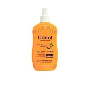Carrot Sun Tan Accelerator Original Spray with Carrot Oil L-Tyrosine and Henna 200ML