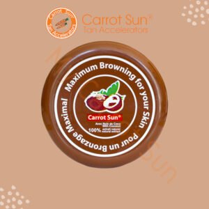 Carrot Sun Tan Accelerator Tanning Coconut Cream Coconut Oil and Almond Oil 350ML