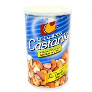 Castania Mixed Nuts No Salt 500gm Tin
