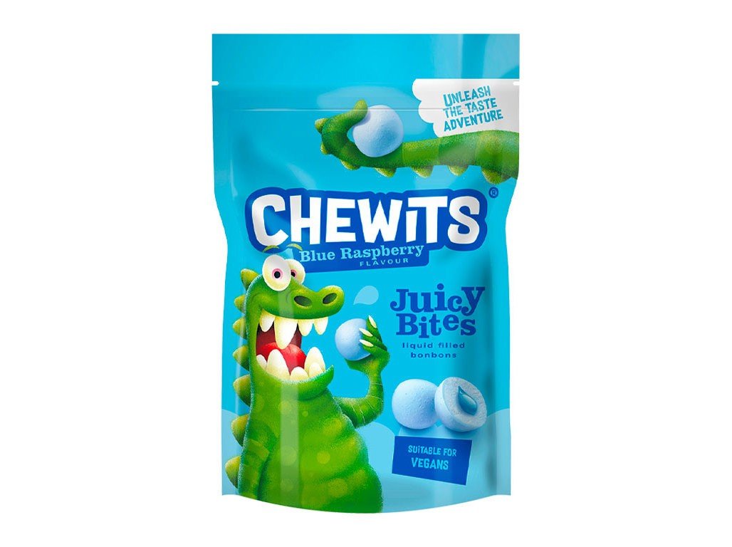 CHEWITS BLUE RASPBERRY FLAVOUR 115GM
