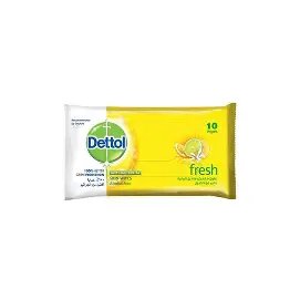 Dettol Fresh Anti Bacterial Skin Wipes 10's