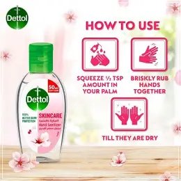 Dettol Hand Sanitizer Floral Skin Care - 50ML