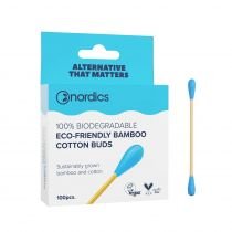 Eco - Friendly Bamboo Cotton Buds Blue