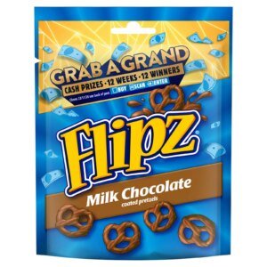 FLIPZ MILK CHOCOLATE PRETZEL (90G)
