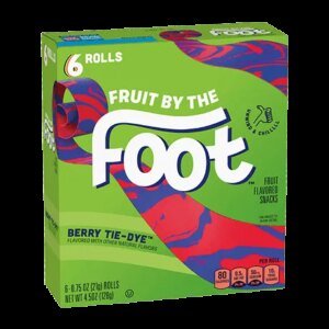 FRUIT BY THE FOOT BERRY TIE-DYE FRUIT SNACKS (21G)