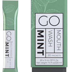 Go Mouthwash smooth mint flavor -11ml Each sachet 20 pack