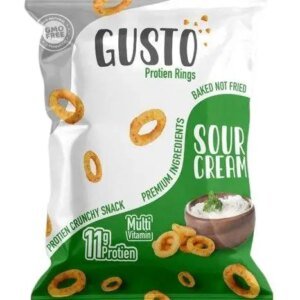 GUSTO SOUR CREAM & ONION PROTEIN RINGS (60G)