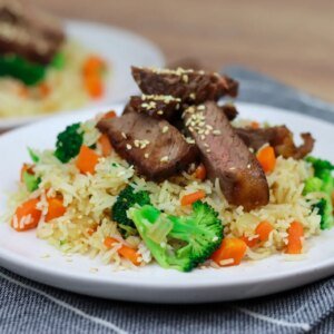 Health Studio Beef Strips With Rice