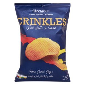 HECTARE'S COOKED CRINKLES RED CHILLI & LEMON POTATO CHIPS (70G)