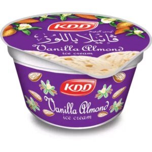 KDD ICE CREAM CUP VANILLA ALMOND 183ML