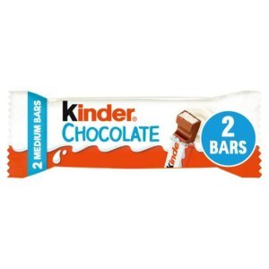 KINDER CHOCOLATE MEDIUM BARS X2 (21G)