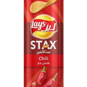LAYS CHIP STAX CHILI 170G