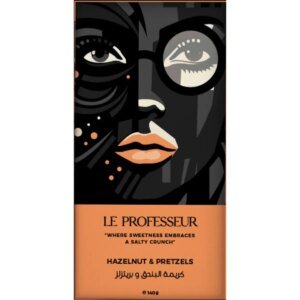 LE PROFESSUR NUTELLA PRETZELS MILK CHOCOLATE (140G)