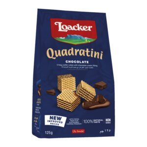 LOACKER QUADRATINI WAFERS KAKAO (125GM)