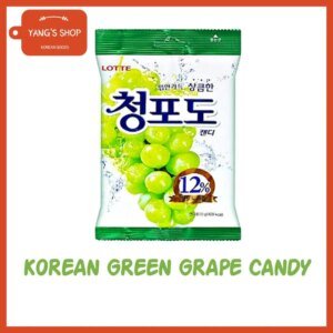 LOTTE GREEN GRAPE FLAVORED CANDY 153G