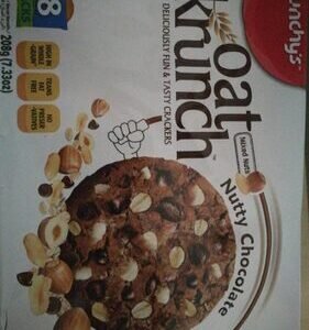 MUNCHYS-LEXUS Munchi's Chocolate and Peanut Oatmeal Crackers 208g