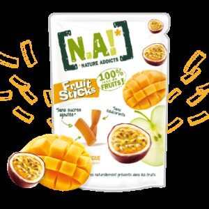NATURE ADDICTS FRUIT STICKS MANGO N PASSIONFRUIT 35gm