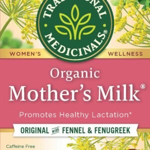 Traditional Medicinals, Organic Mother's Milk®, Original with Fennel & Fenugreek, Caffeine Free, 16 Wrapped Tea Bags, 0.99 Oz (28 G)