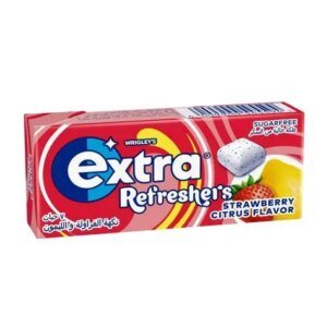 WRIGLEY EXTRA REFRESHERS STRAWBERRY CITRUS FLAVOR (sugar free) 15.6g
