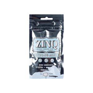 ZINQ SUGAR FREE STRONG MINT ENRICHED CHEWING GUM (22G)