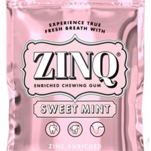 ZINQ SUGAR FREE SWEET MINT ENRICHED CHEWING GUM (22G)